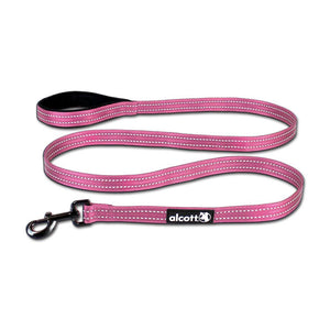 Pink Reflective Neoprene Padded Dog Lead - RS Solutions