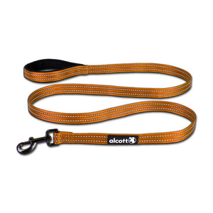 Orange Reflective Neoprene Padded Dog Lead - RS Solutions