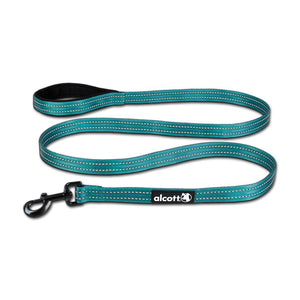 Blue Reflective Neoprene Padded Dog Lead - RS Solutions