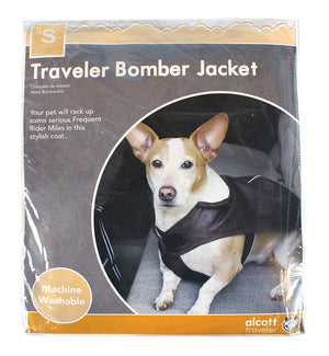 Alcott Traveller Dog Bomber Jacket Fleeced Lined Brown Small - RS Solutions