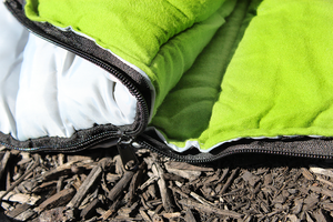 Alcott Explorer Dog Sleeping Bag, Medium, Grey/Green - RS Solutions