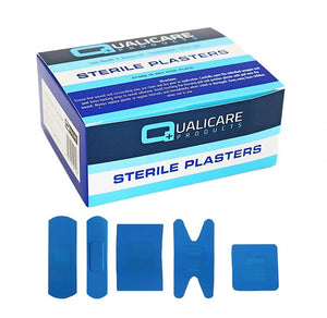 Blue Detectable Plasters Assorted (Box of 100)