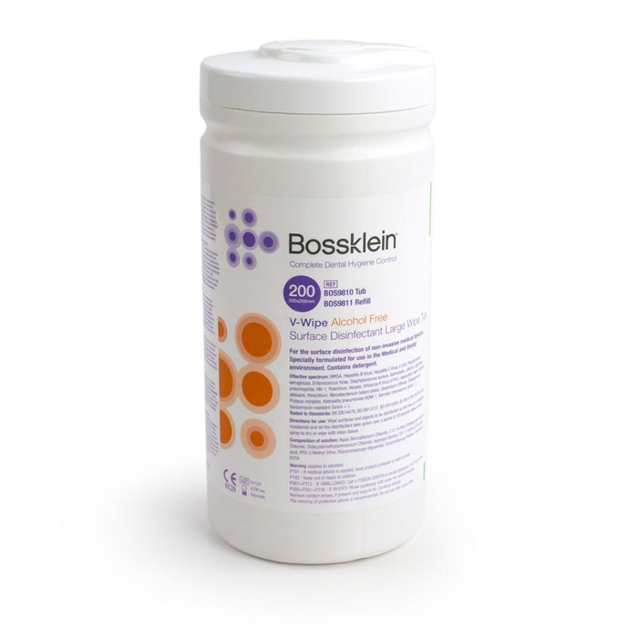 Bossklein Medical Surface Disinfectant Wipes Large x 200