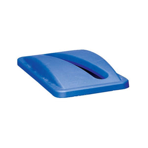 Rubbermaid Slim Jim Lid for Paper Recycling System - Blue